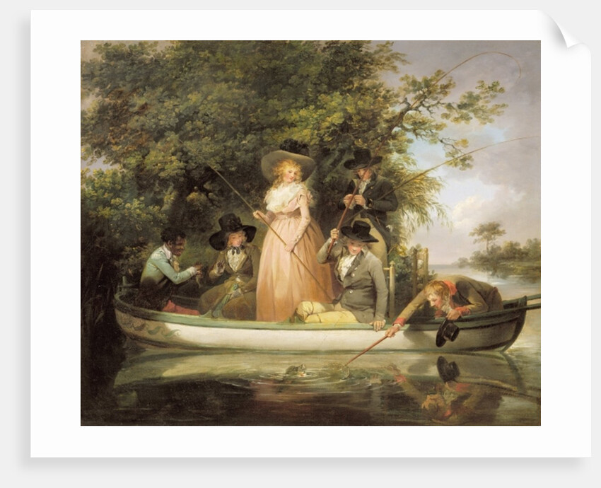 A Party Angling by George Morland