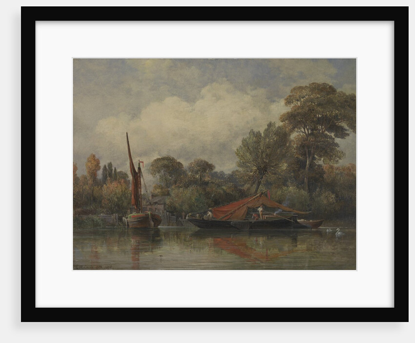 Opposite my House at Barnes, 1862 by Edward William Cooke