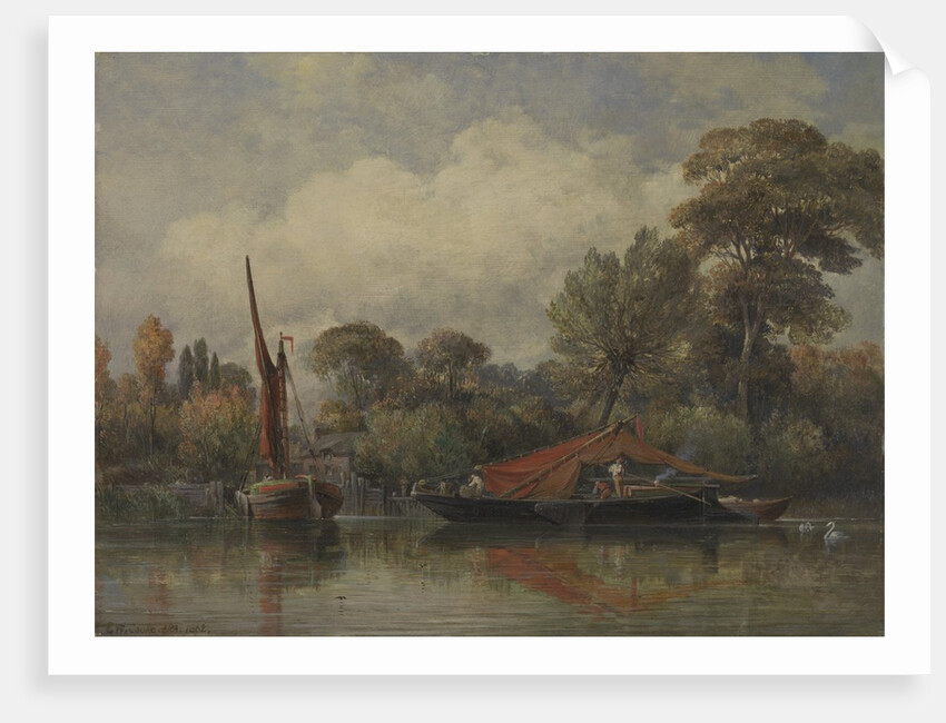 Opposite my House at Barnes, 1862 by Edward William Cooke