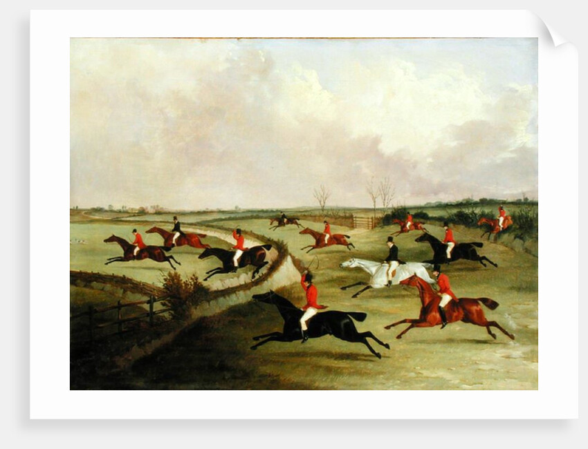 The Quorn Hunt in Full Cry: Second Horses, after a painting by Henry Alken by John Dalby