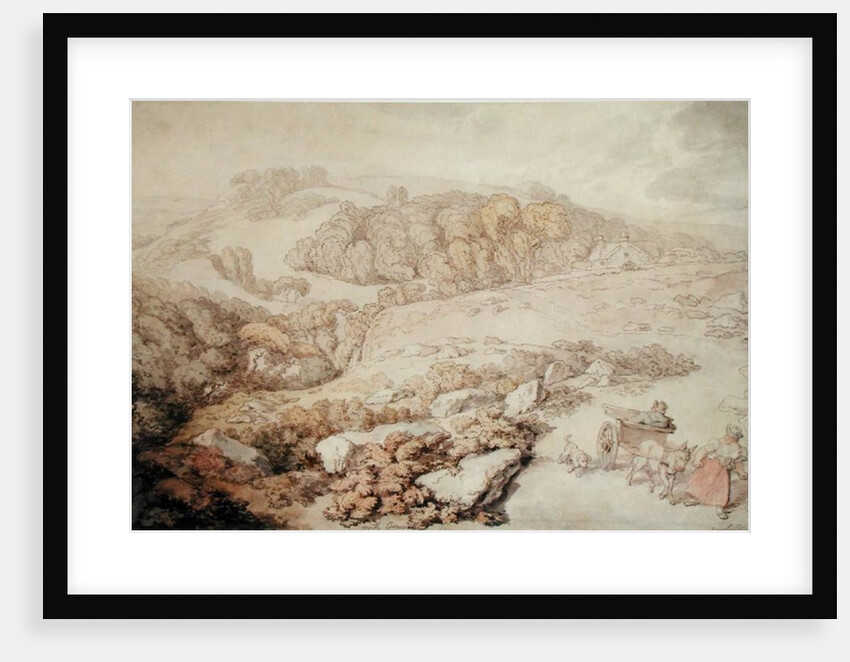 Bodmin Moor, North Cornwall, c.1825 by Thomas Rowlandson