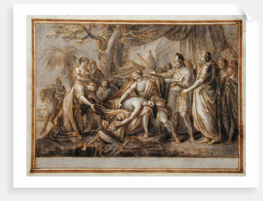 Achilles Lamenting the Death of Patroclus, 1760-63 by Gavin Hamilton