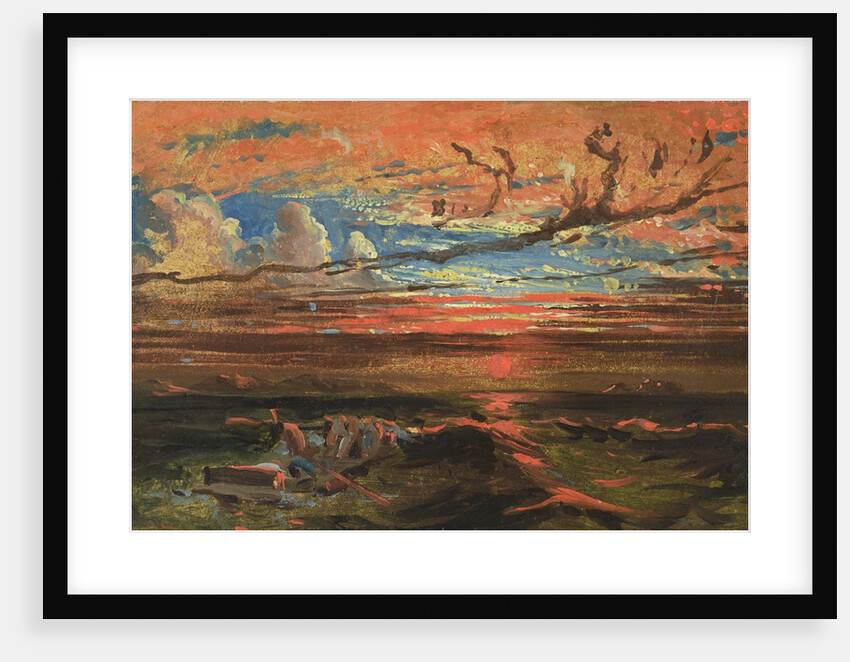 Sunset at Sea after a Storm by Francis Danby