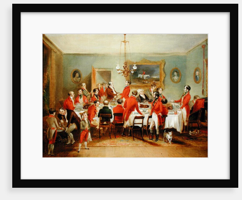 The Hunt Breakfast, Bachelor's Hall, 1836 by Francis Calcraft Turner
