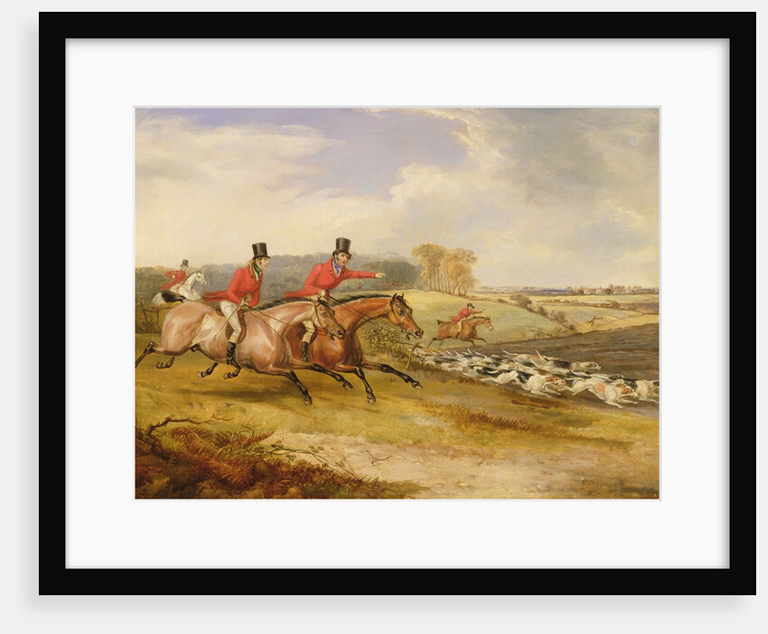 Full Cry, Bachelor's Hall, 1835 by Francis Calcraft Turner