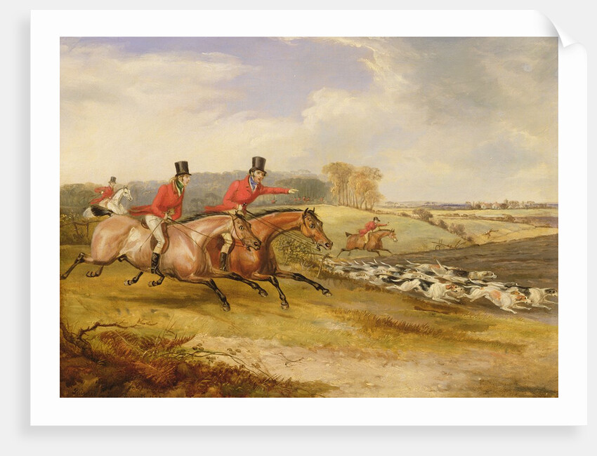 Full Cry, Bachelor's Hall, 1835 by Francis Calcraft Turner