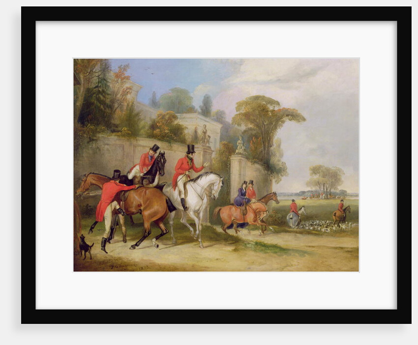 Bachelor's Hall, The Meet, 1835 by Francis Calcraft Turner