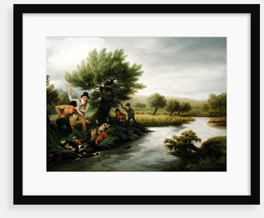 Spearing the Otter, 1805 by Philip Reinagle