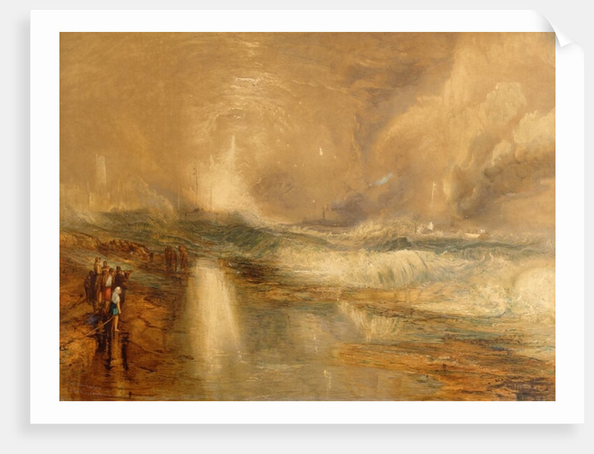 Rockets and Blue Lights, 1855 by Joseph Mallord William Turner