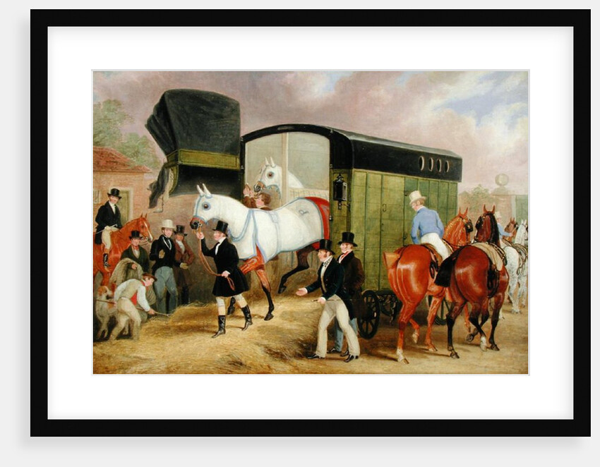 The Derby Pets: The Arrival, 1842 by James Pollard