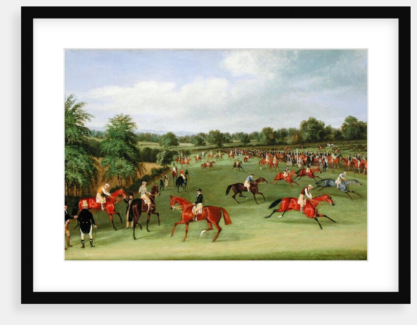 Epsom Races: Preparing to Start by James Pollard