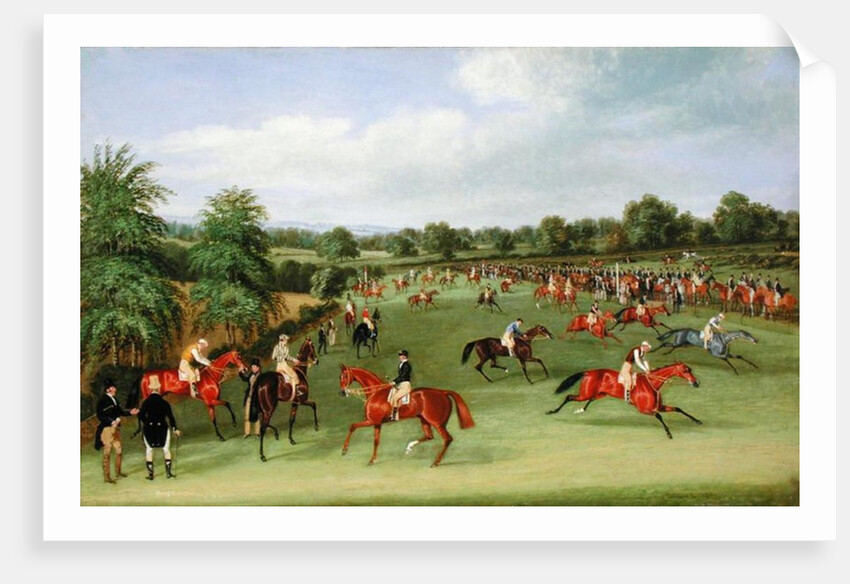 Epsom Races: Preparing to Start by James Pollard