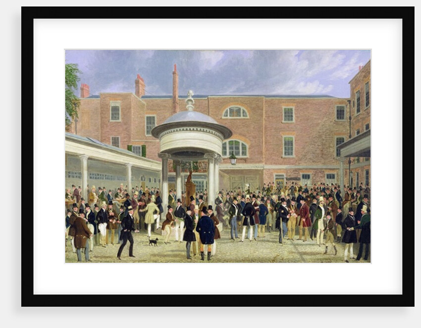 Epsom Races: Settling Day at Tattersall's by James Pollard