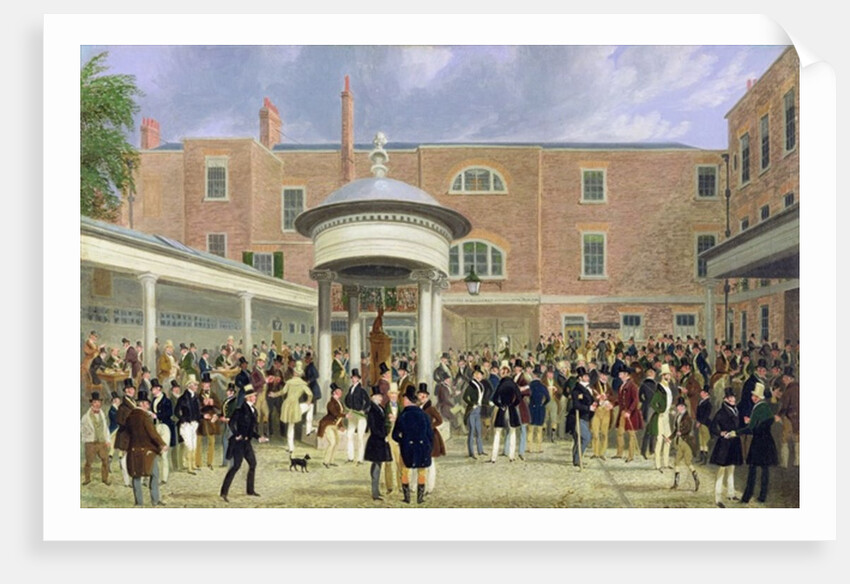 Epsom Races: Settling Day at Tattersall's by James Pollard