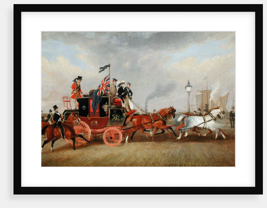 The Last of the Mail Coaches: The Edinburgh-London Royal Mail at Newcastle-upon-Tyne, 5th July 1847, 1848 by James Pollard