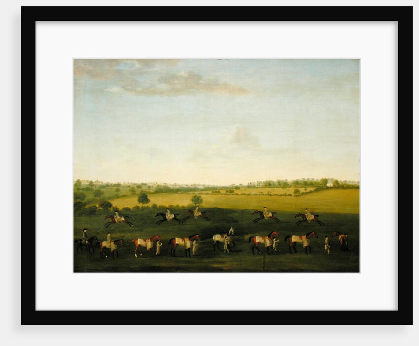 Sir Charles Warre Malet's String of Racehorses at Exercise by Francis Sartorius
