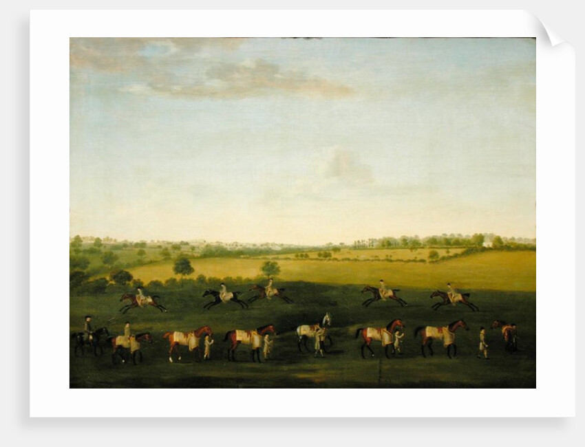 Sir Charles Warre Malet's String of Racehorses at Exercise by Francis Sartorius