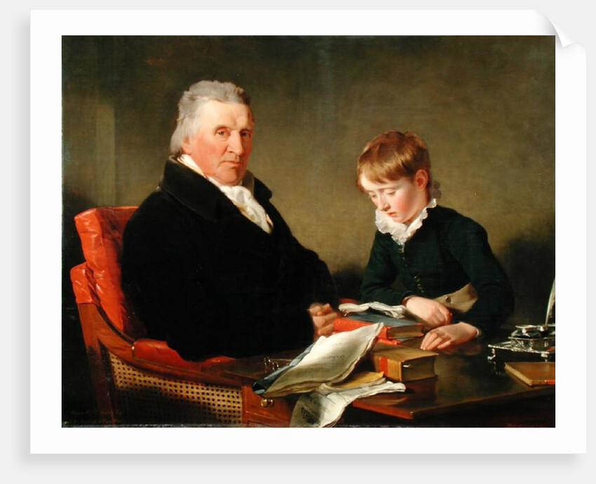 Francis Noel Clarke Mundy and his Grandson, William Mundy, 1809 by Ramsay Richard Reinagle
