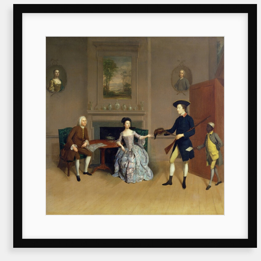 John Orde, with his wife Anne, and his eldest Son, William, of Morpeth, Northumberland, c.1754-56 by Arthur Devis