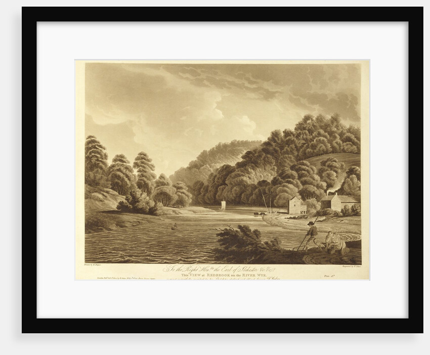 View at Redbrook in the River Wye by Edward Dayes