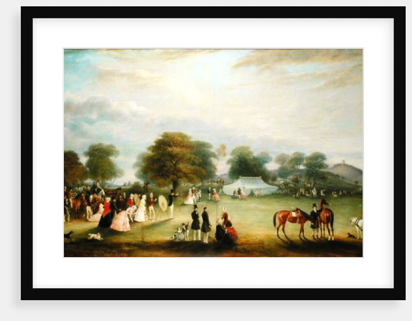 Archery Meeting in Bradgate Park, Leicestershire, 1850 by John E. Ferneley
