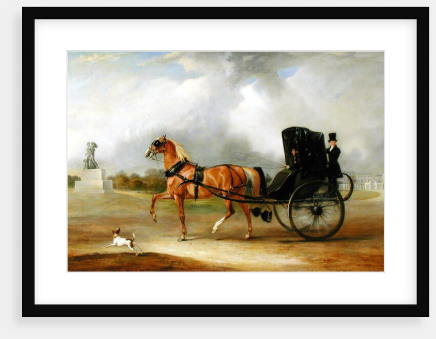 William Massey-Stanley Driving his Cabriolet in Hyde Park, 1833 by John E. Ferneley