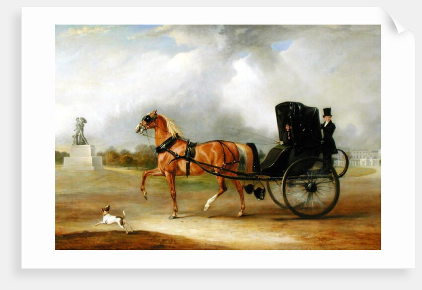 William Massey-Stanley Driving his Cabriolet in Hyde Park, 1833 by John E. Ferneley
