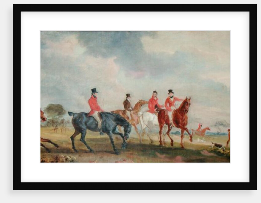 The Quorn Hunt: The Artist and his Friends Moving Off by John E. Ferneley