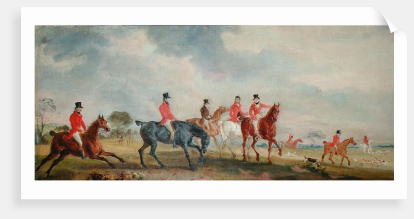 The Quorn Hunt: The Artist and his Friends Moving Off by John E. Ferneley