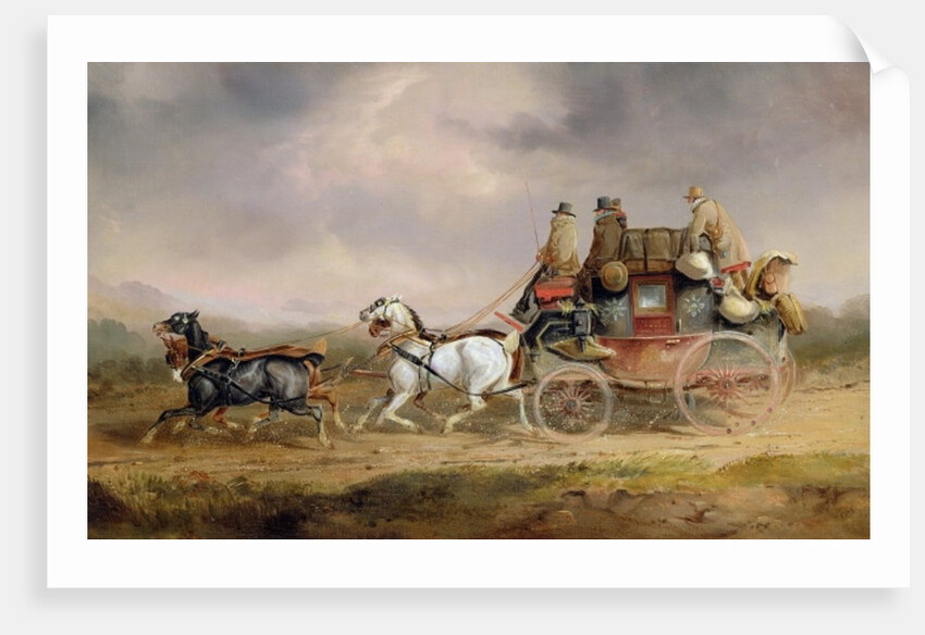 Mail Coaches on the Road: The Louth-London Royal Mail Progressing at Speed by Charles Cooper Henderson