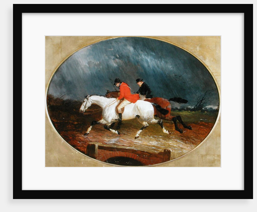 The Return from the Hunt in the Rain by John Frederick Herring Jnr