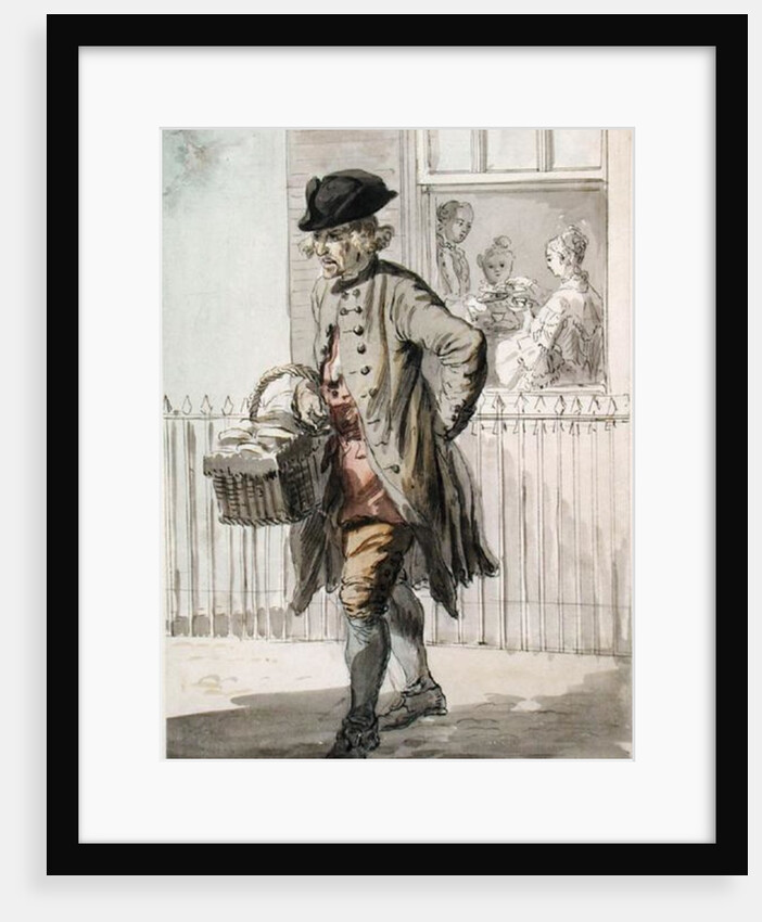 London Cries: A Muffin Man, c.1759 by Paul Sandby