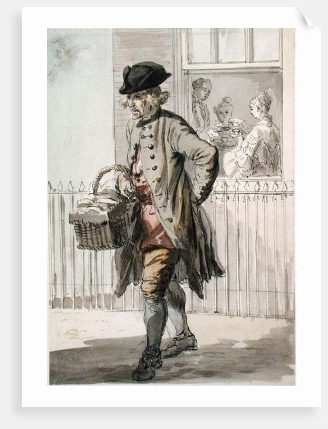 London Cries: A Muffin Man, c.1759 by Paul Sandby