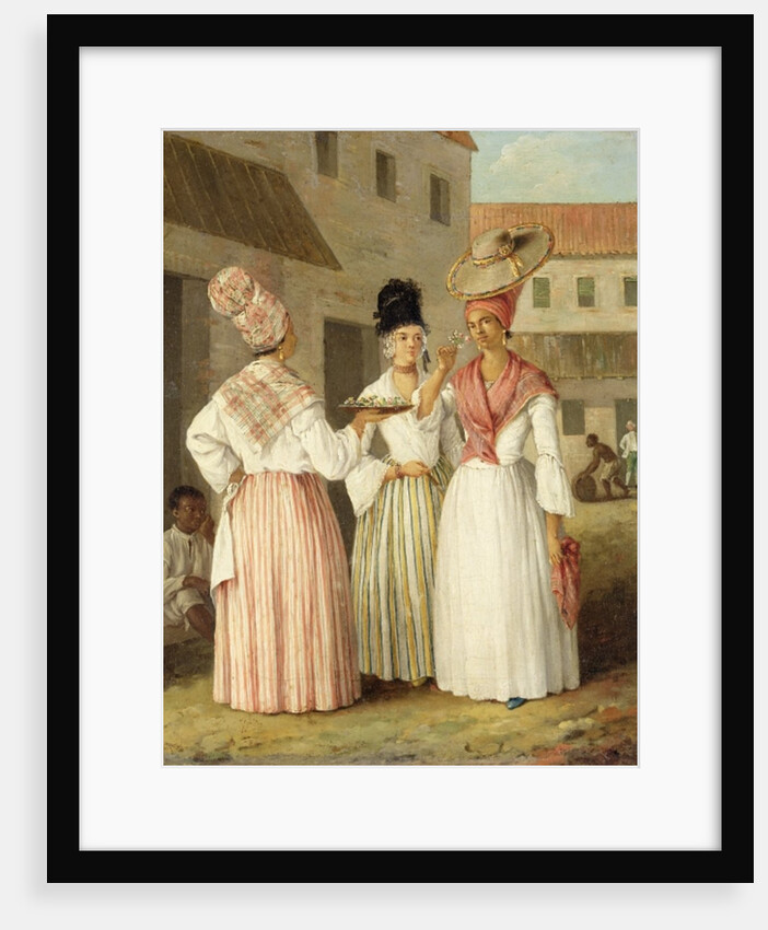 A West Indian Flower Girl and Two Other Free Women of Colour, c.1769 by Agostino Brunias