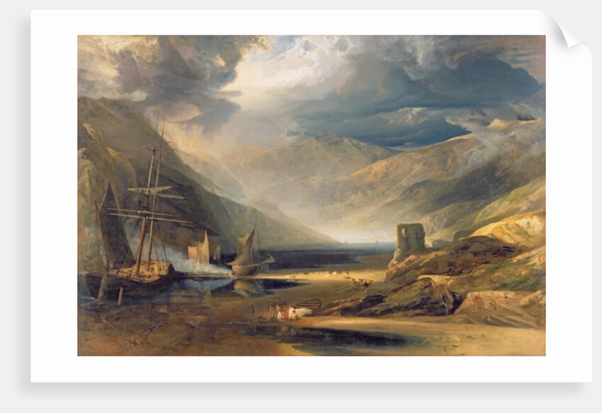 A Storm Passing Off on the Coast of Merionethshire, 1818 by Anthony Vandyke Copley Fielding