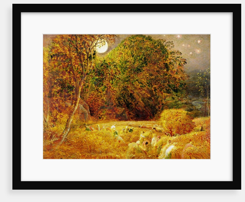 The Harvest Moon, 1833 by Samuel Palmer