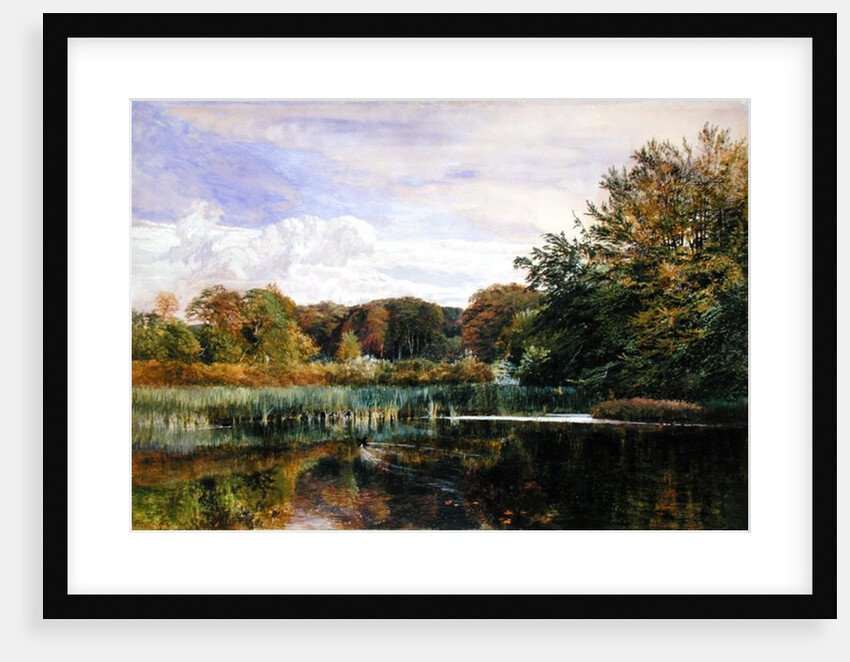 The Mill Pond, Evelyn Woods, 1860 by George Vicat Cole