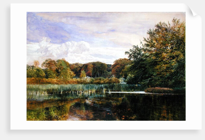 The Mill Pond, Evelyn Woods, 1860 by George Vicat Cole