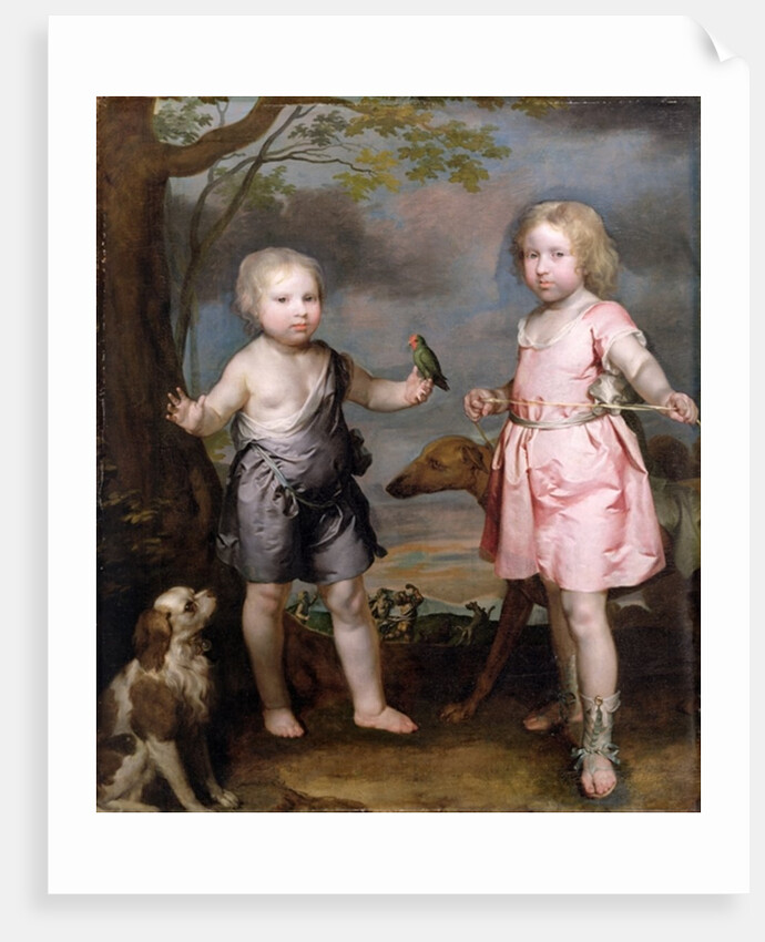 Lord John Hay and Charles, Master of Yester c.1670 by Gerard Soest