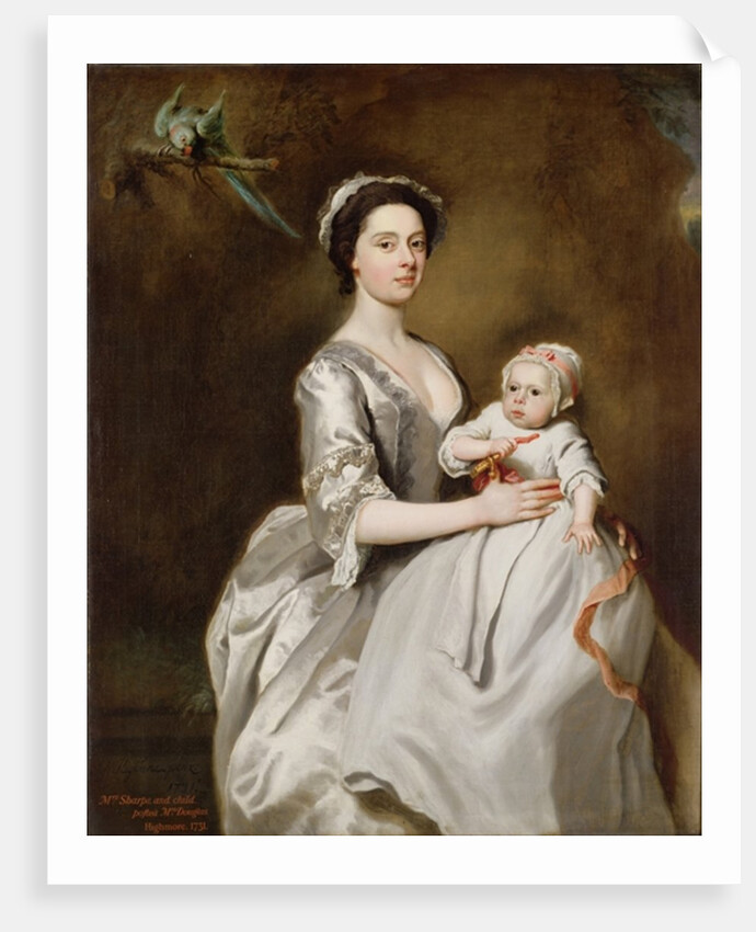 Mrs Sharpe and Child, 1731 by Joseph Highmore