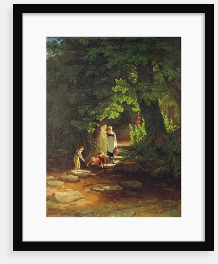 Children by a Brook, c.1822 by Francis Danby