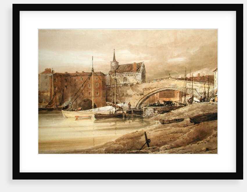 Ouse Bridge, York, 1800 by Thomas Girtin