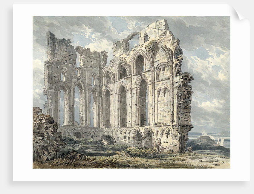 Tynemouth Priory, Northumberland, c.1792-93 by Thomas Girtin