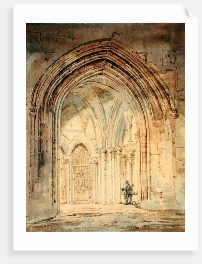 St. Alban's Cathedral, Hertfordshire, c.1797 by Thomas Girtin