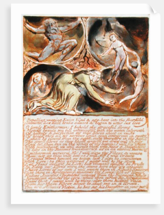 Repelling Weeping Enion... by William Blake