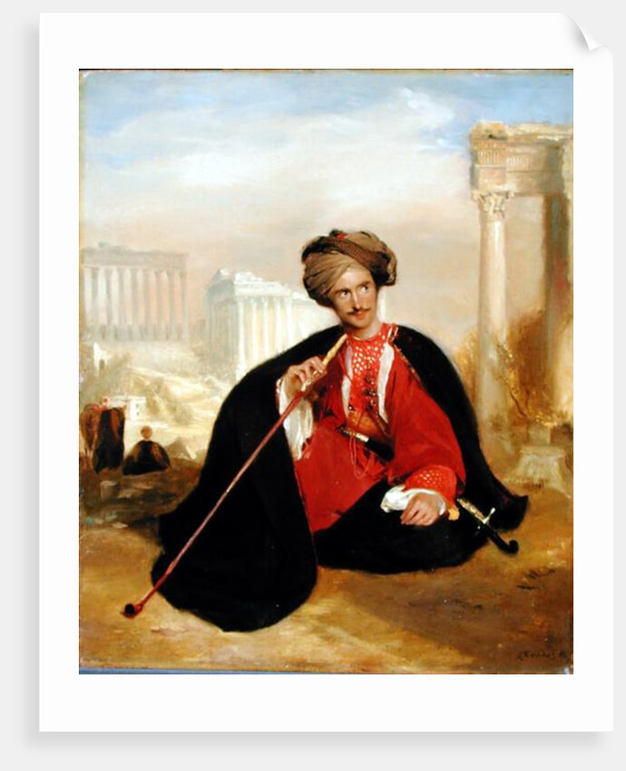 Charles Lenox Cumming-Bruce in Turkish Dress, 1817 by Andrew Geddes