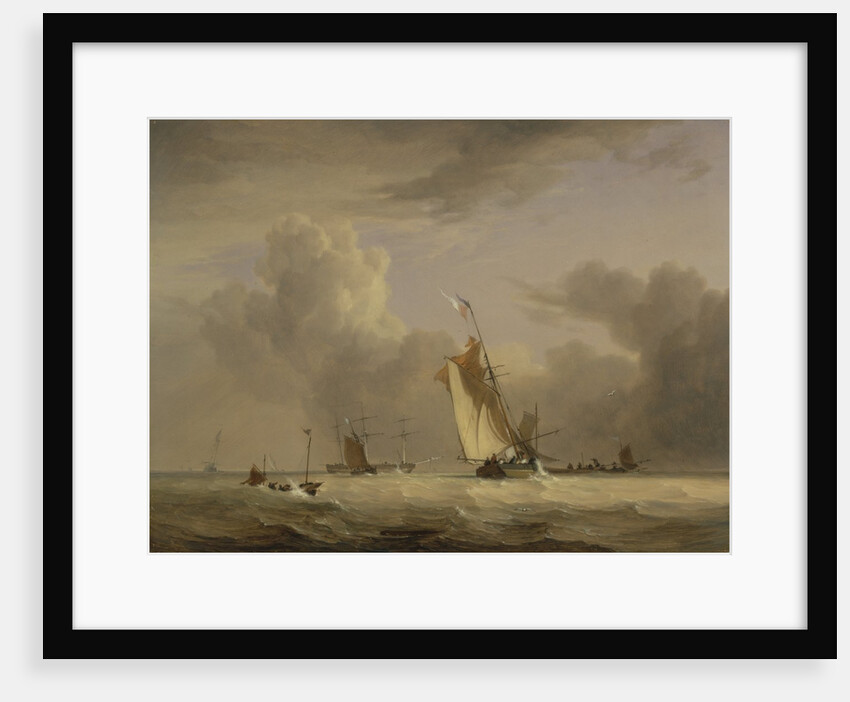 Church of L'Ery, near Pont de L'Arche by Joseph Stannard