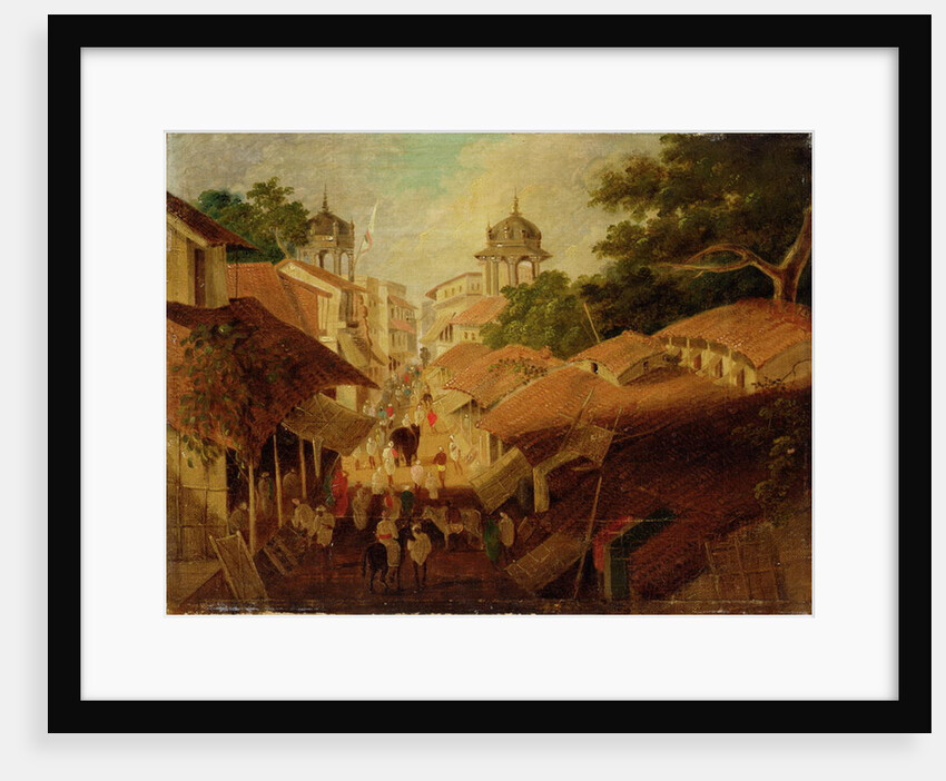 Street in Patna, c.1825 by Charles D'Oyly