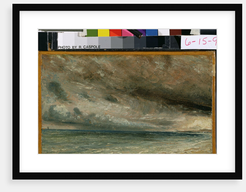 The Coast at Brighton - Stormy Evening, c.1828 by John Constable