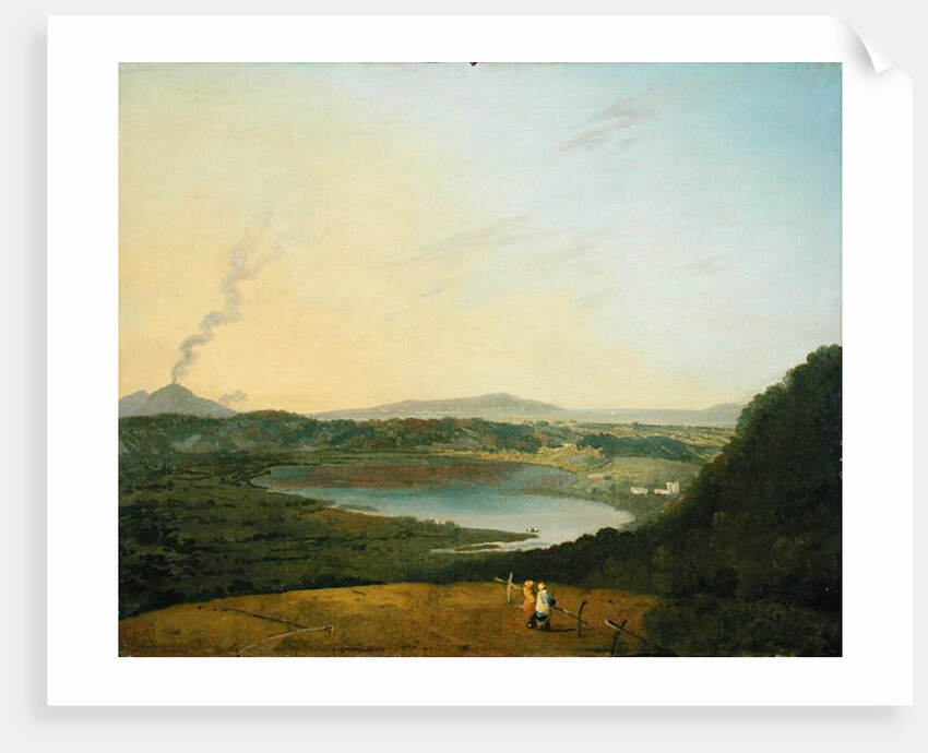 Lago d'Agnano with Vesuvius in the Distance, c.1770-75 by Richard Wilson